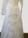 Vintage 50s Wedding Dress - Size 8/10 - VintageFairy