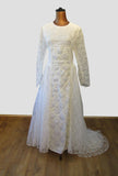 Vintage 50s Wedding Dress - Size 8/10 - VintageFairy
