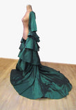 Vintage 90s Handmade Theatre Bustle Over Dress Ruffles Flounces Quirky  UK 8/10 - VintageFairy